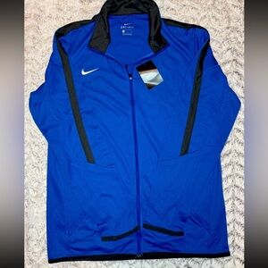 Nike Men's Royal Blue and Black Windbreaker